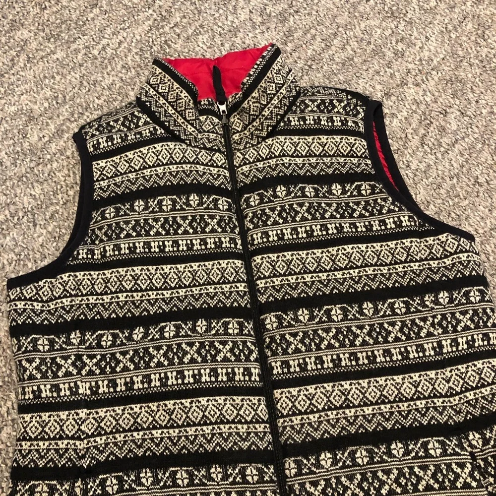 Rafaella Reversible Puffer Vest Size Small - Picture 8 of 12
